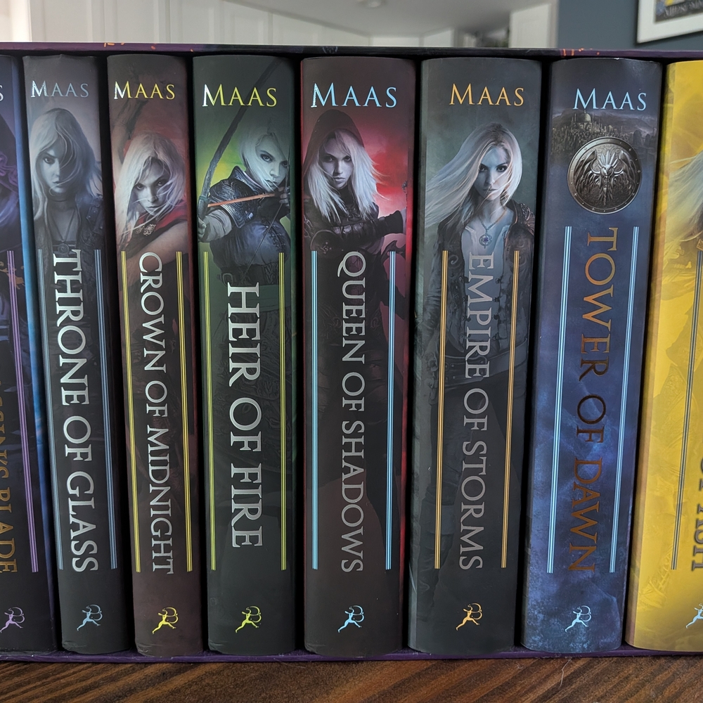 Throne of Glass Hardcover Box Set OOP Covers